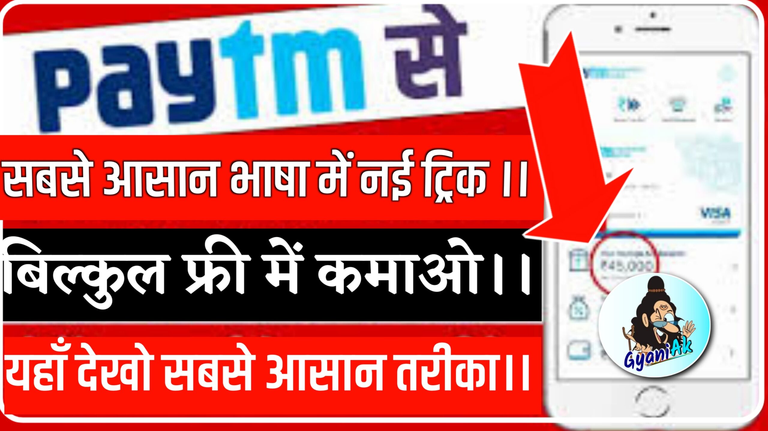 Paytm Se Paise Kamane Ke Tarike,Paytm Se Paise Kamaye, Gyaniak.com