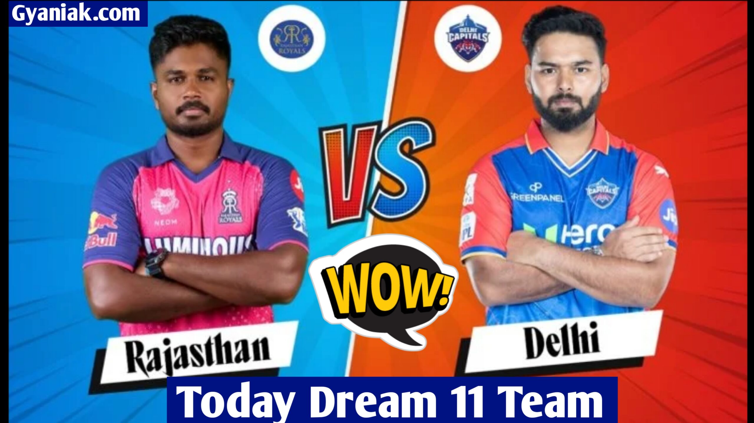 RR vs DC Dream 11 Prediction, RR vs DC Dream 11 Team, RR vs DC Dream 11, RR Vs DC IPL, RR Vs DC, IPL 2024 Prediction Gyaniak, IPL 2024 Dream 11 Prediction, IPL 2024, IPL 2024 Gyaniak.com, Dream 11 Prediction, RR vs DC Today Dream Team 2024, RR vs DC Today IPL Dream Team,